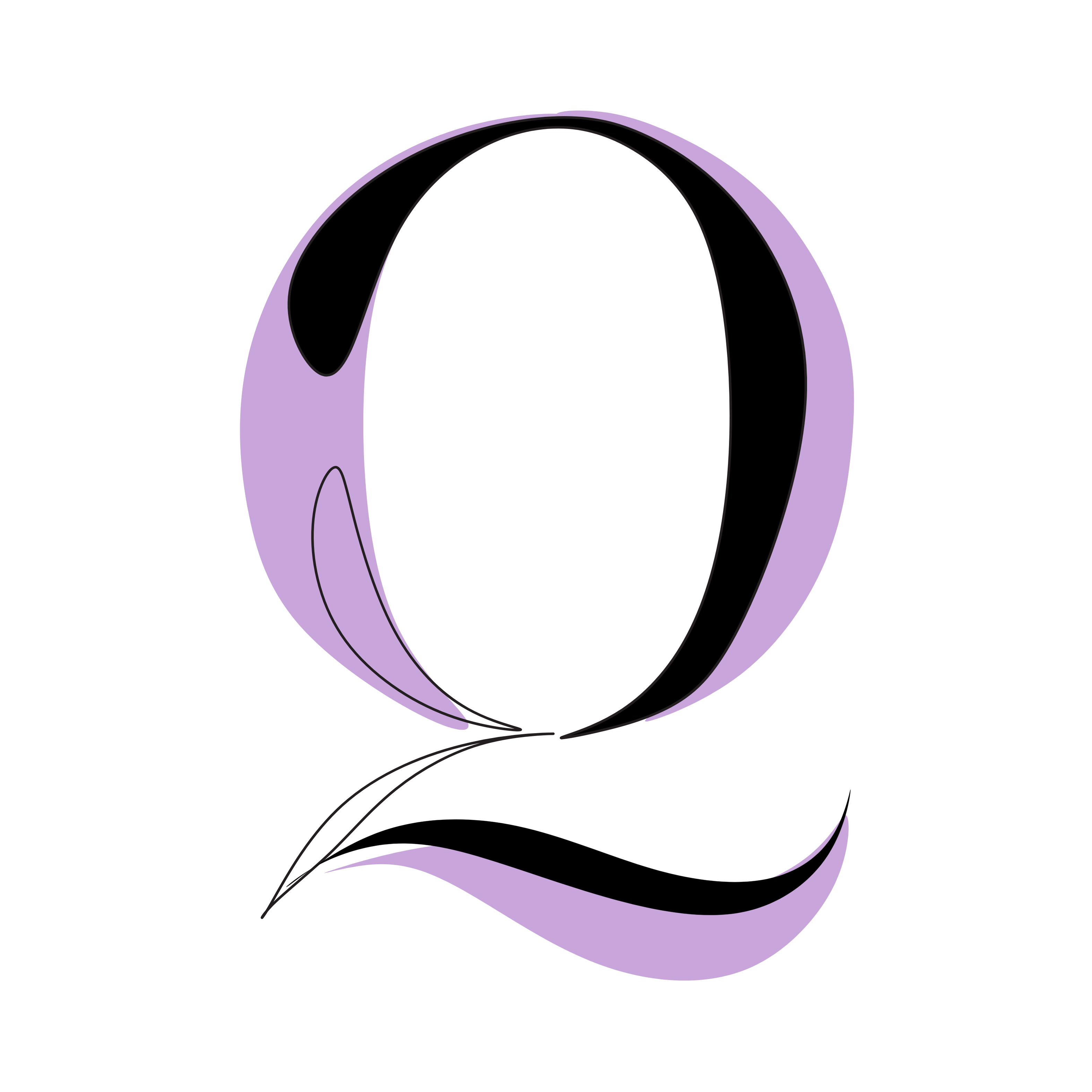 The Q Flowers transparent logo