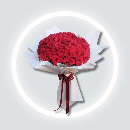 100-300 big Red roses bouquet 😉