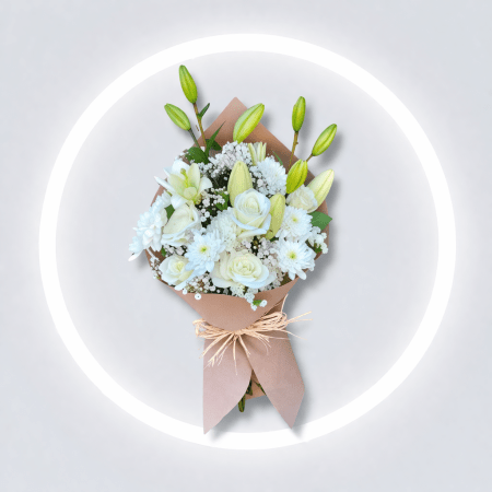 The White Linen Hand-Tie